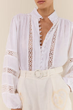 Load image into Gallery viewer, Bella Blouse  - White
