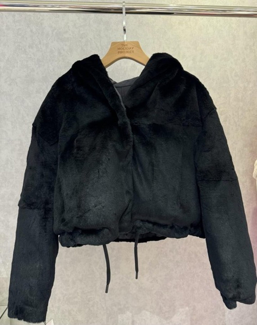 Jacket Reversible Thick Technical Fabric - Black