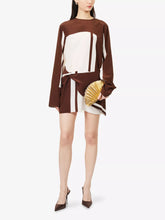 Load image into Gallery viewer, Destino Twist Mini Dress - Pacha Stripe
