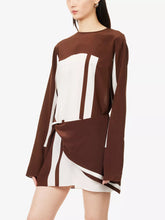Load image into Gallery viewer, Destino Twist Mini Dress - Pacha Stripe
