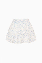 Load image into Gallery viewer, Ruffle Mini Skirt - Indigo Cloud
