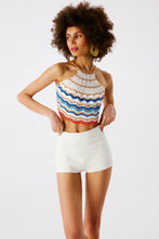 Load image into Gallery viewer, Regina Hand Crochet Halter Top  - Multi
