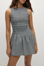 Load image into Gallery viewer, Noa Mini Dress  - Gingham - Black
