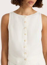 Load image into Gallery viewer, Elia Top  - White
