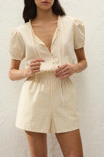 Load image into Gallery viewer, Roma Playsuit - Butter Textured Gingham
