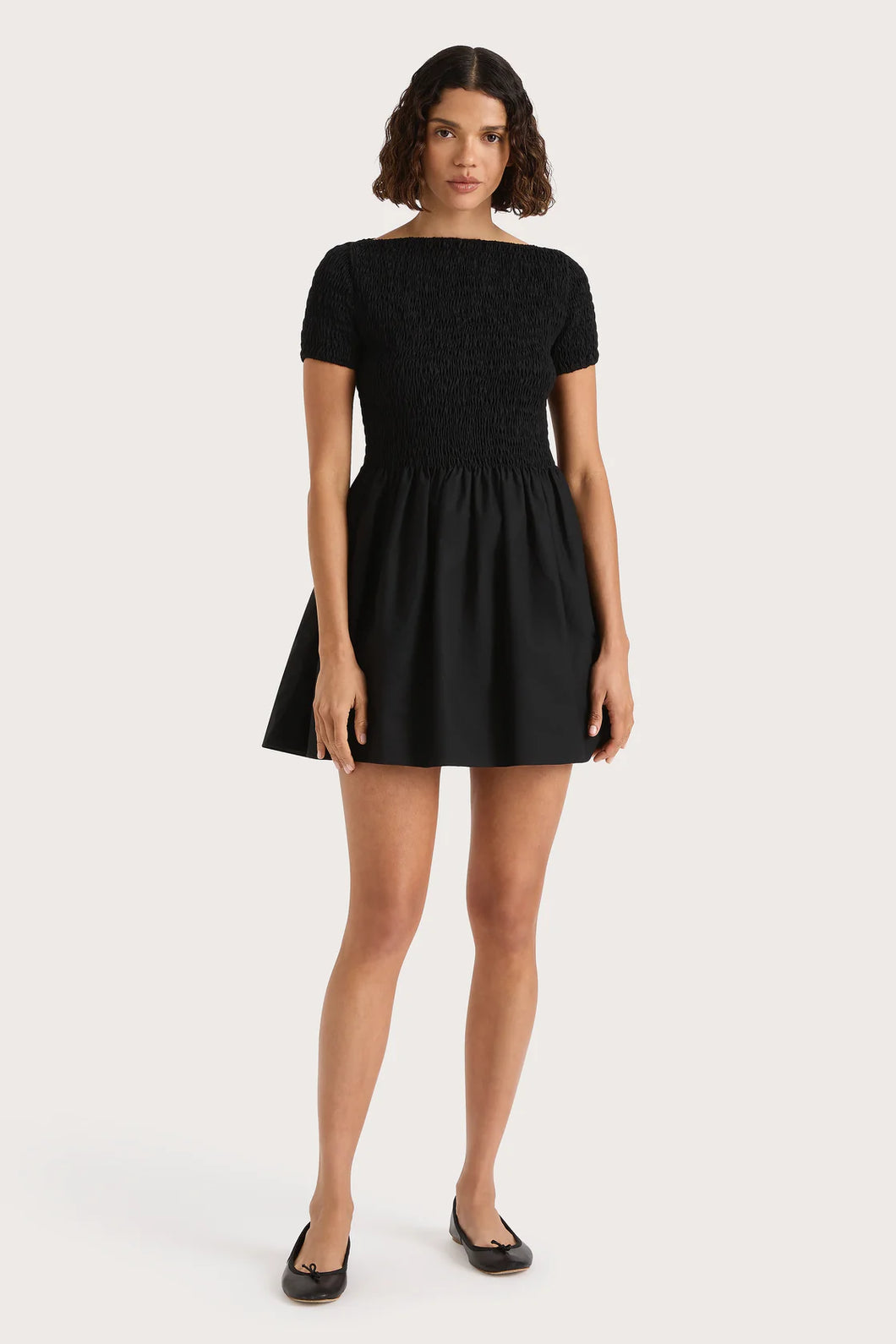 Deboni Mini Dress  - Black