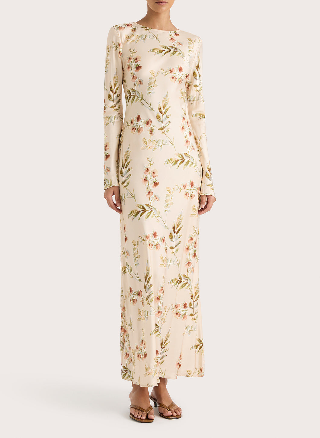Faroe Maxi Dress  - Jardin Floral - Blush