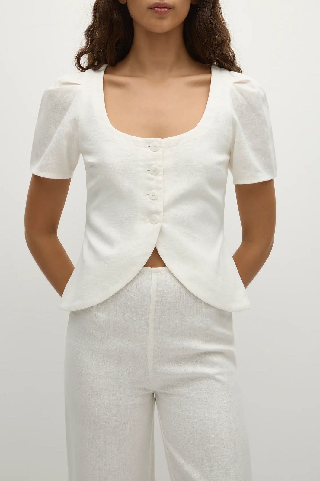 Audrey Vest  - White