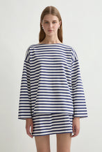 Load image into Gallery viewer, Haisley Skirt - Navy Stripe
