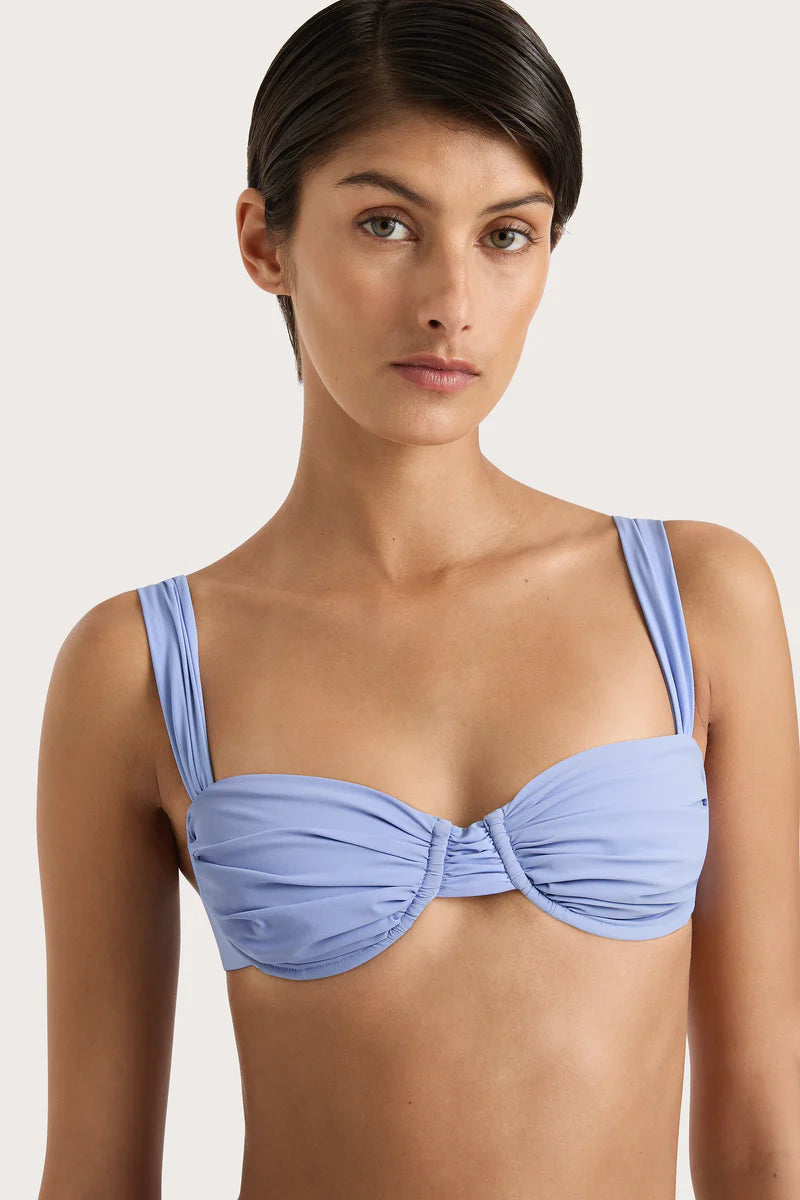 Sol Bikini Top  - Blue
