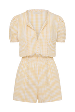 Load image into Gallery viewer, Roma Playsuit - Butter Textured Gingham
