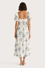 Load image into Gallery viewer, Dalia Midi Dress  - Cecile Floral - Pale Blue
