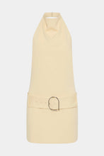 Load image into Gallery viewer, Sabina Belted Mini Dress - Butter
