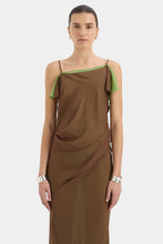 Load image into Gallery viewer, Danica Layered Maxi Dress - Chocolate Splice
