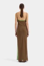 Load image into Gallery viewer, Danica Layered Maxi Dress - Chocolate Splice
