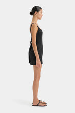 Load image into Gallery viewer, Iris Tie Mini Dress  - Black
