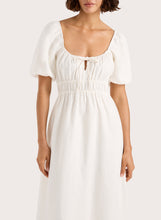Load image into Gallery viewer, Brigitte Midi Dress  - White
