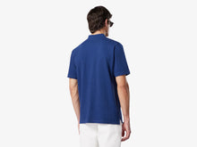 Load image into Gallery viewer, Fish Tail Short Cotton Shirt - Navy Blue/Stripes
