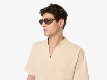 Load image into Gallery viewer, Fish Tail Short Cotton Shirt - Bellini
