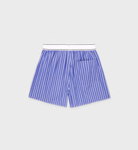Load image into Gallery viewer, Serif Logo Boxer Short  - Blue/White
