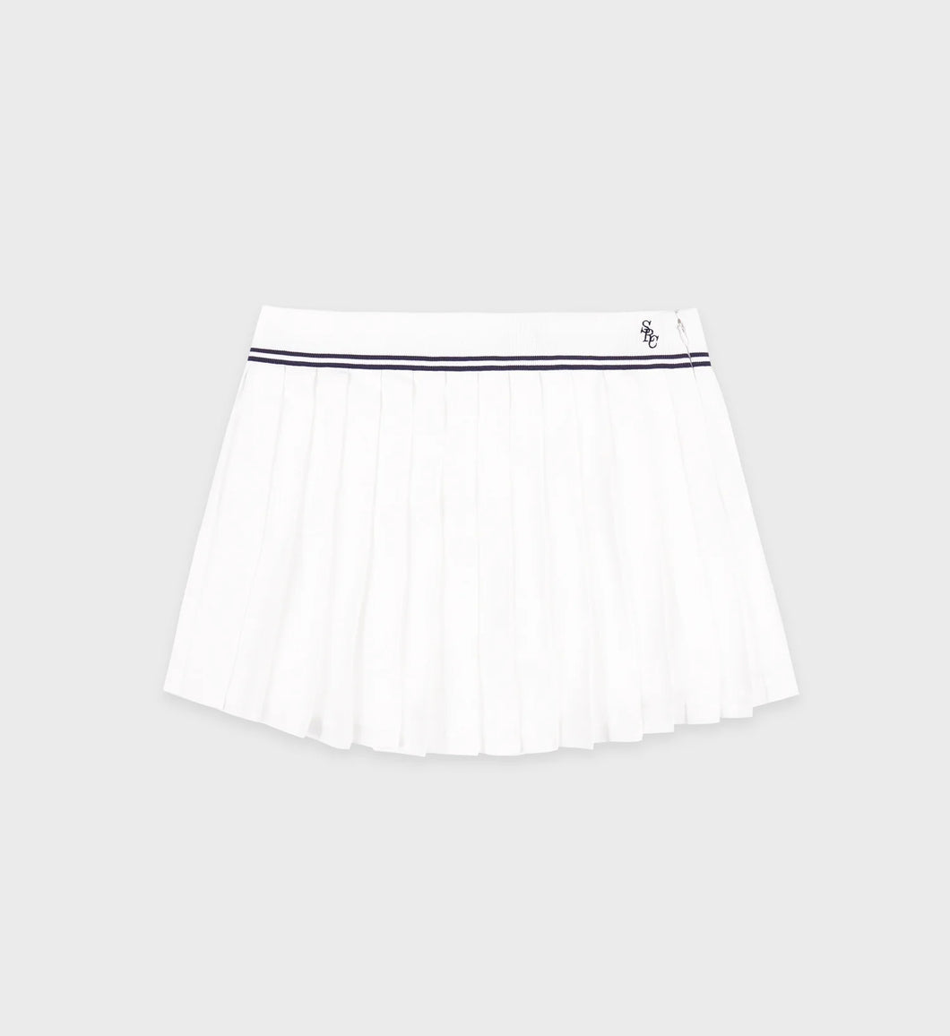 Src Logo Abigail Skirt  - White