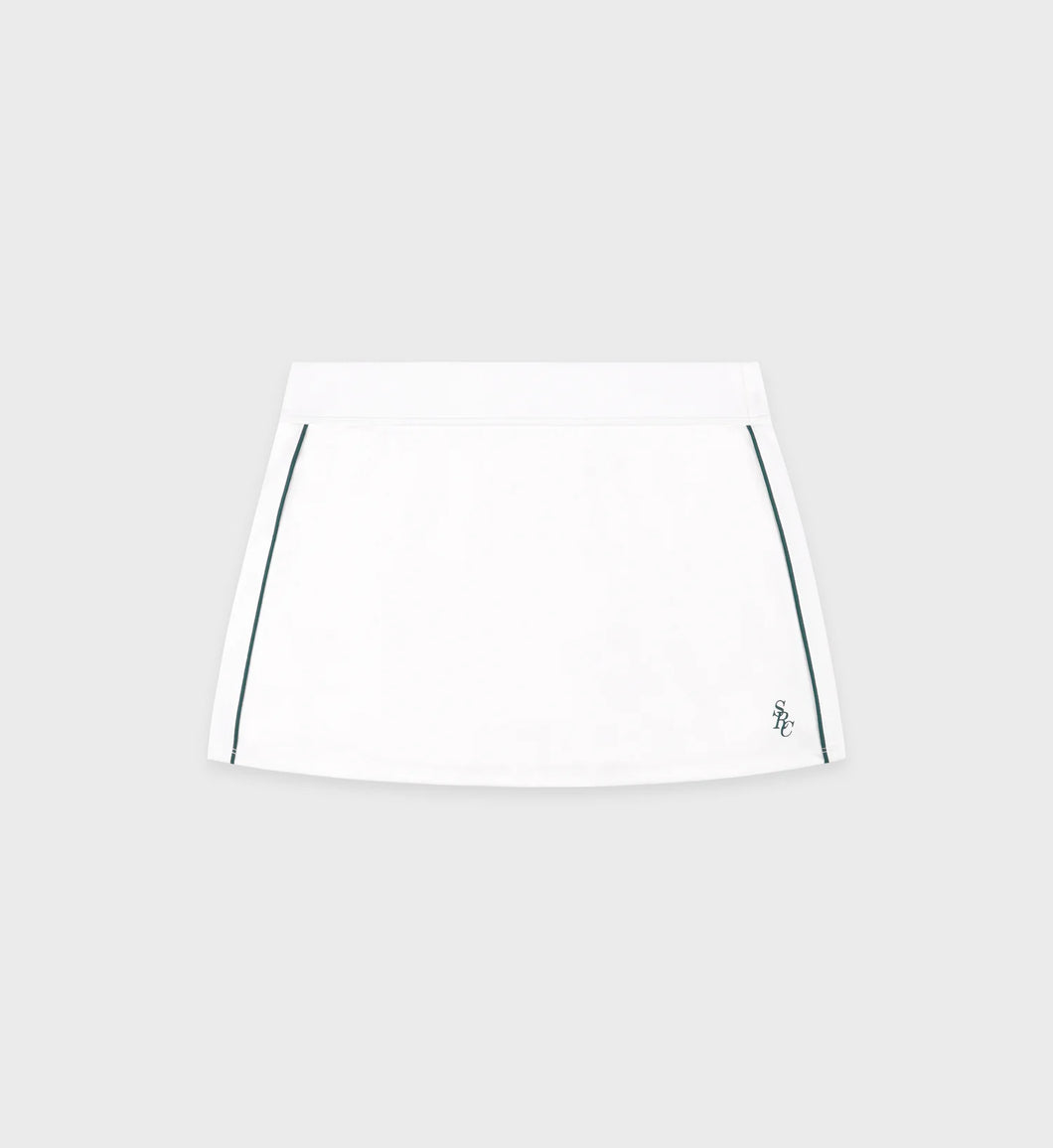 Src Court Skirt  - White/Alpine