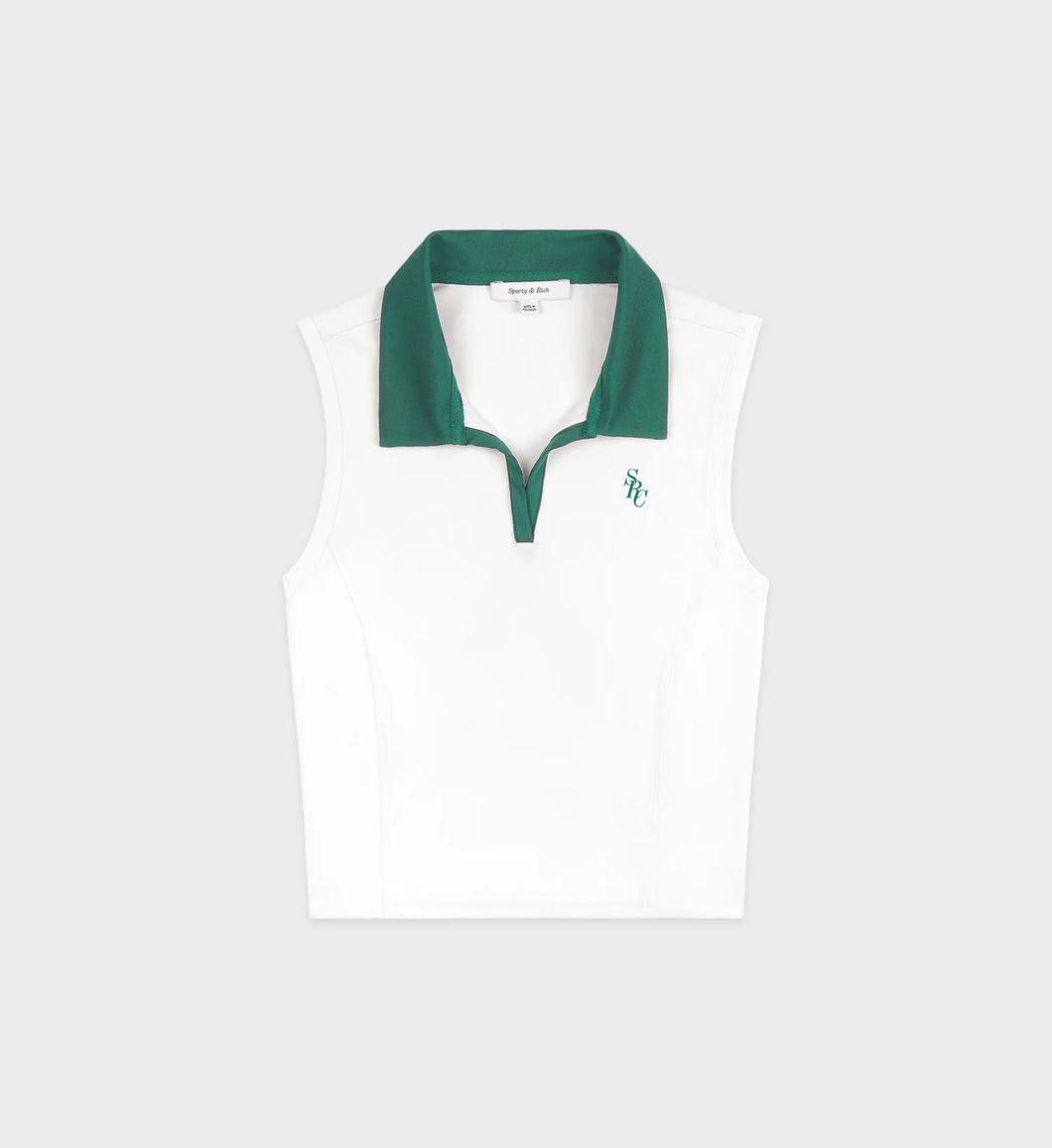 Src Sports Polo Vest  - White/Alpine