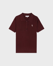 Load image into Gallery viewer, Src Ribbed Polo - Bordeaux
