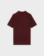Load image into Gallery viewer, Src Ribbed Polo - Bordeaux
