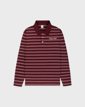 Load image into Gallery viewer, Signature Logo Easy Polo - Bordeaux/White
