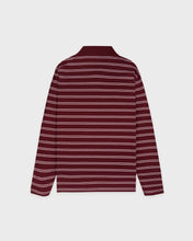 Load image into Gallery viewer, Signature Logo Easy Polo - Bordeaux/White
