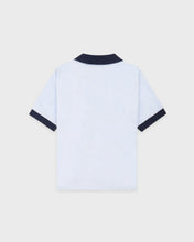 Load image into Gallery viewer, Signature Logo Terry Polo - Ciel/Dark Navy

