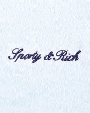 Load image into Gallery viewer, Signature Logo Terry Short - Ciel/Dark Navy
