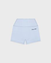 Load image into Gallery viewer, Signature Logo Mini Biker Short - Ciel
