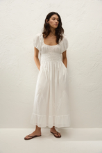 Load image into Gallery viewer, Sunniva Midi Dress - White
