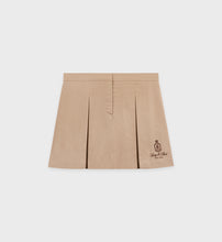 Load image into Gallery viewer, Vendome Double Pleat Skirt  - Beige Chocolate
