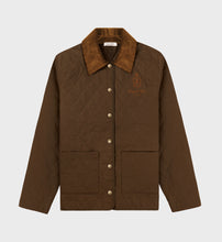 Load image into Gallery viewer, Vendome Quilted Jacket  - Chocolate
