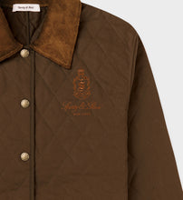 Load image into Gallery viewer, Vendome Quilted Jacket  - Chocolate
