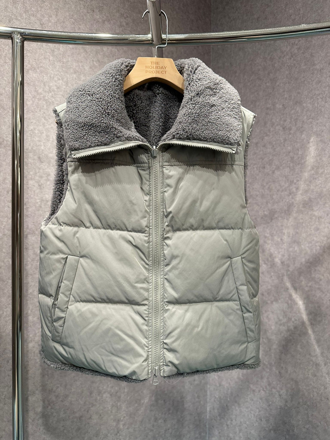 Vest Technical Fabric/Lamb  - Sirocco