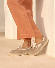 Load image into Gallery viewer, Suede Loafers Espadrilles  - Vintage Taupe
