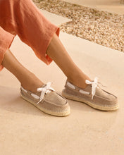 Load image into Gallery viewer, Suede Loafers Espadrilles  - Vintage Taupe
