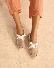 Load image into Gallery viewer, Suede Loafers Espadrilles  - Vintage Taupe
