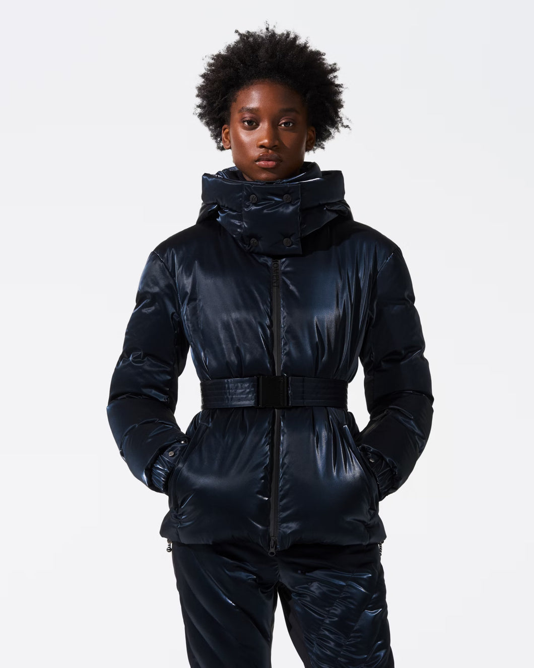 Candice Ski Parka - Blue Liquid