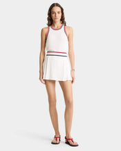 Load image into Gallery viewer, Src Phoebe Dress  - White/Navy/Fire Red

