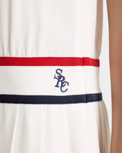 Load image into Gallery viewer, Src Phoebe Dress  - White/Navy/Fire Red
