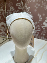 Load image into Gallery viewer, Ponte Head Scarf - Bianca Broderie White
