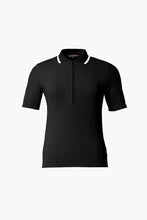 Load image into Gallery viewer, Cassia Polo Top - Black
