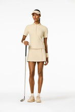 Load image into Gallery viewer, Cassia Polo Top - Champagne
