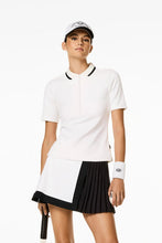 Load image into Gallery viewer, Cassia Polo Top - White
