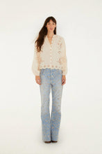 Load image into Gallery viewer, Eyelet Denim Pants - Denim

